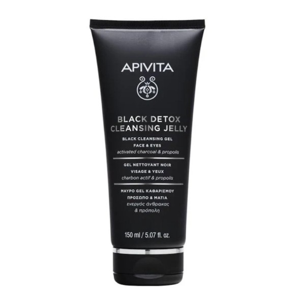 apivita gel limpiador detox negro 150 ml
