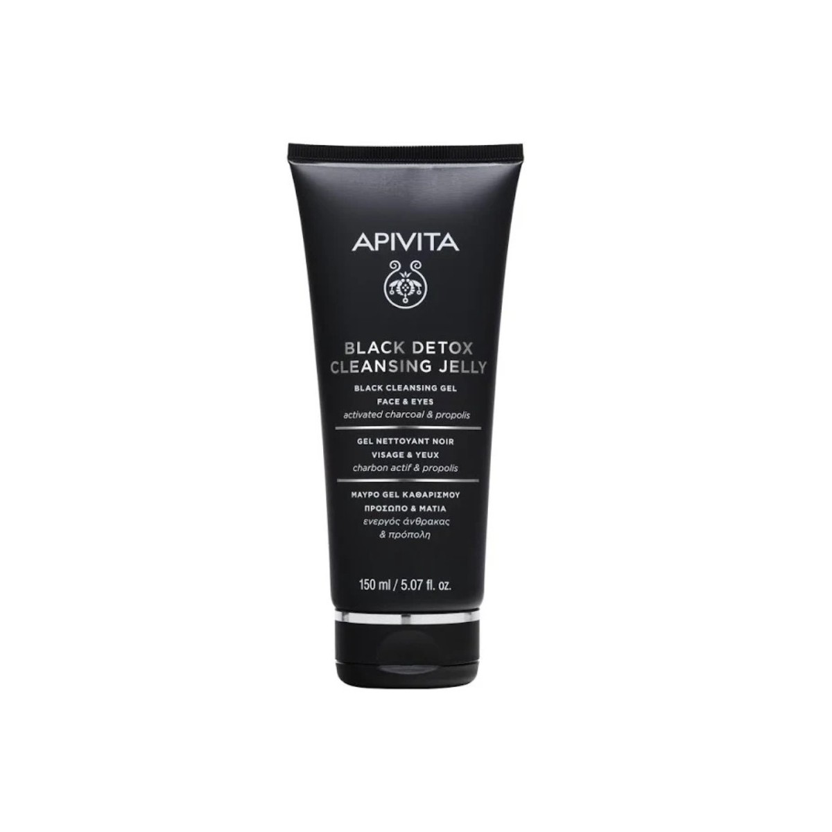 apivita gel limpiador detox negro 150 ml