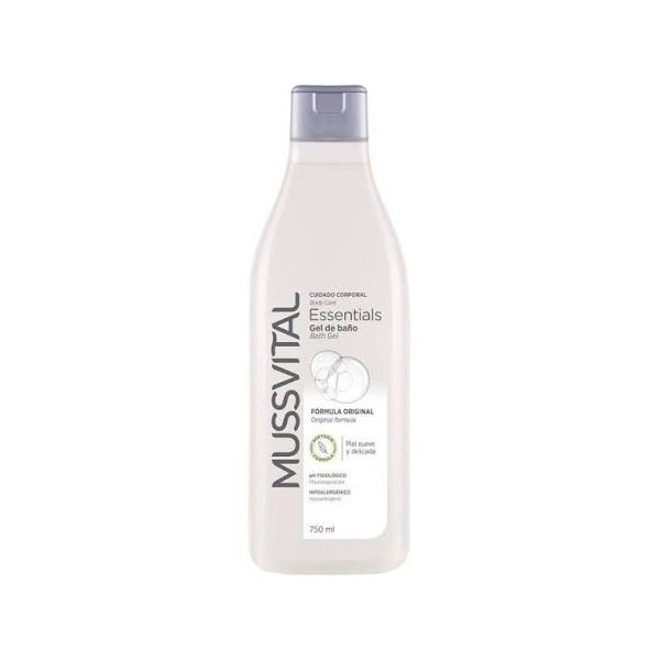  mussvital essentials gel de bano original 750 ml