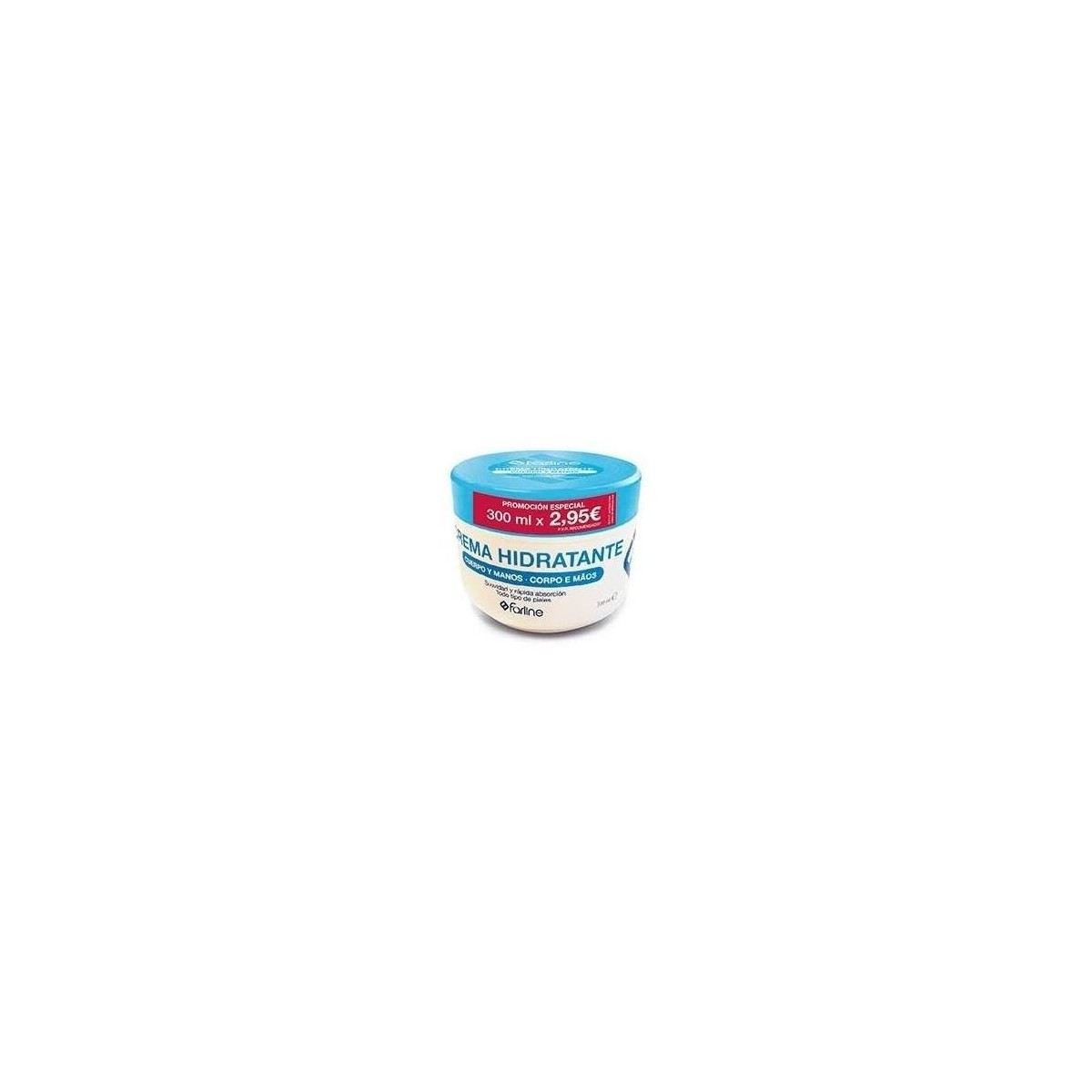 farline crema hidratante cuerpo y manos 300 ml